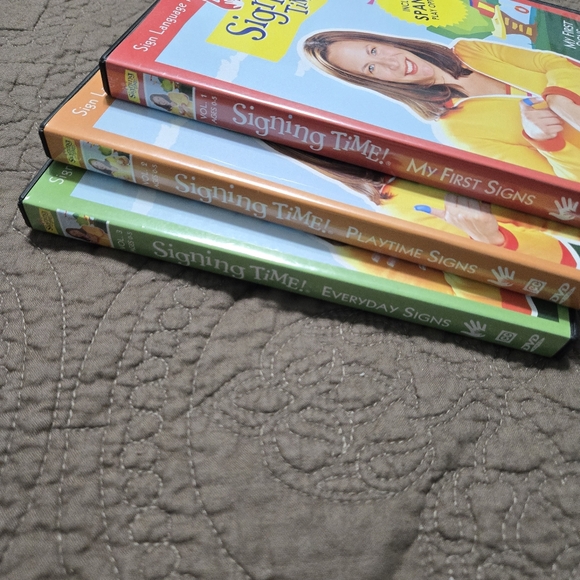 Signing Time ASL DVD 3 pack series, Volume 1 - 3 Ages 0-5 My First Signs - Picture 14 of 14
